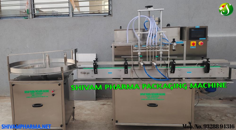 A sterile pharmaceutical filling machine ensuring dosage accuracy